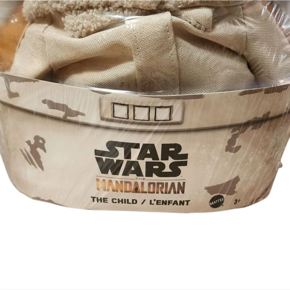 Star Wars Mandalorian The Child Baby Yoda Grogu 11 in Figure Plush Toy Green